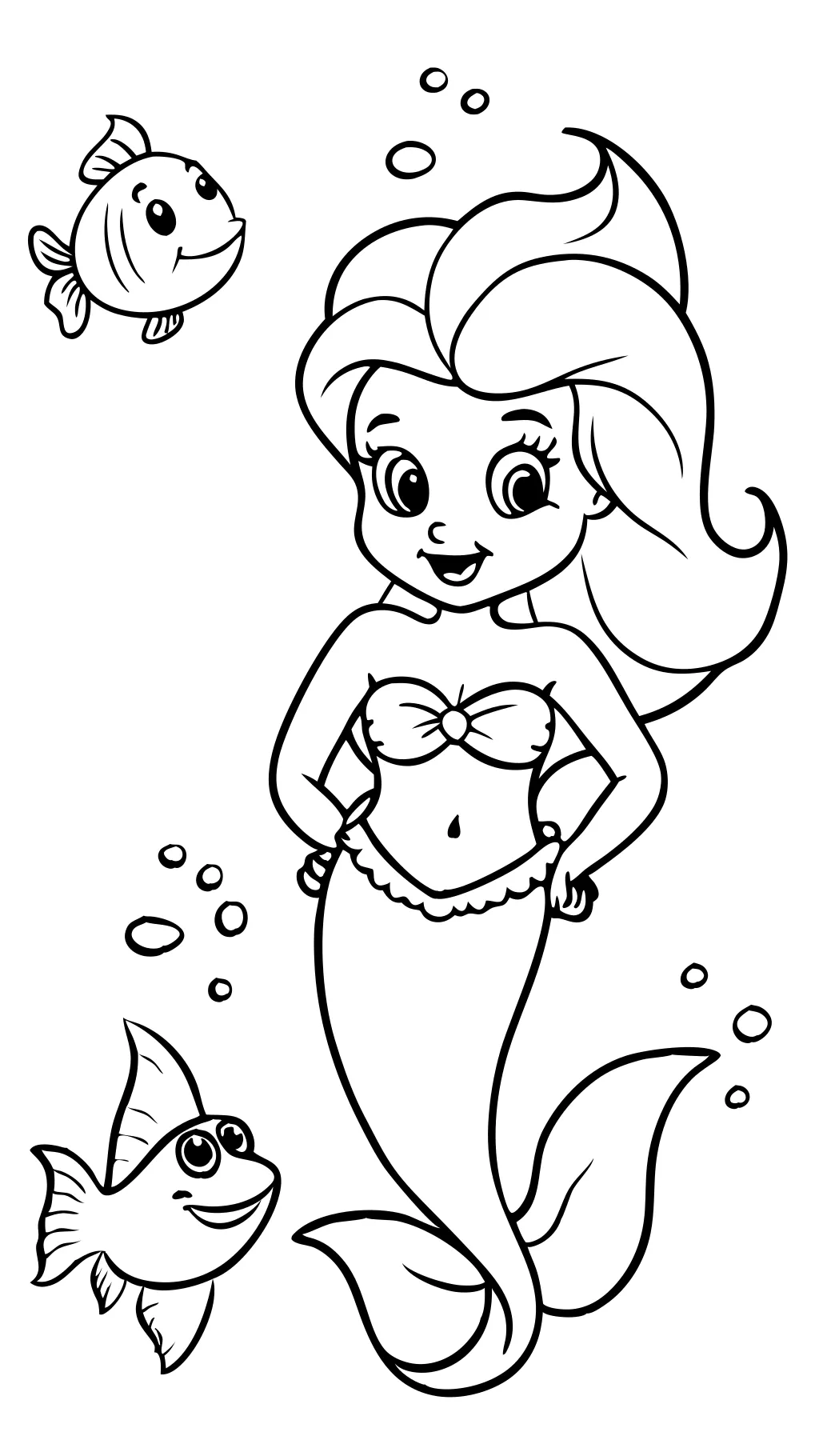 coloring pages ariel